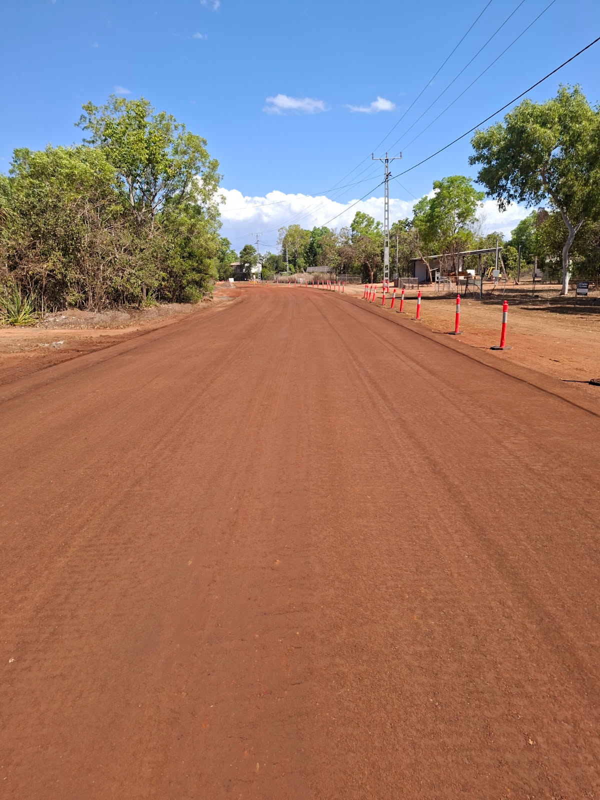 Dundee Beach Andreas Ave Pavement Repairs site photo 1