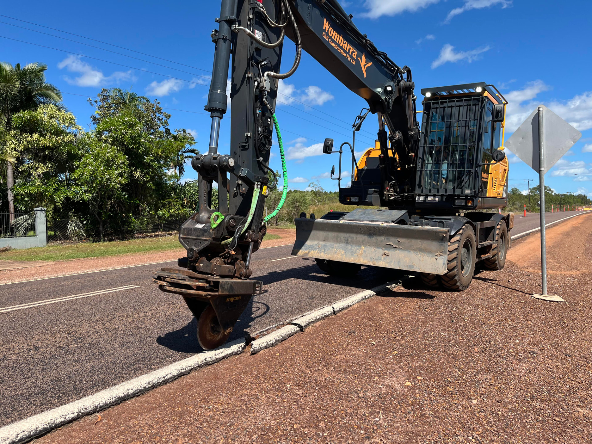 Gunn Point Road Shoulder Rehabilitation site photo 3