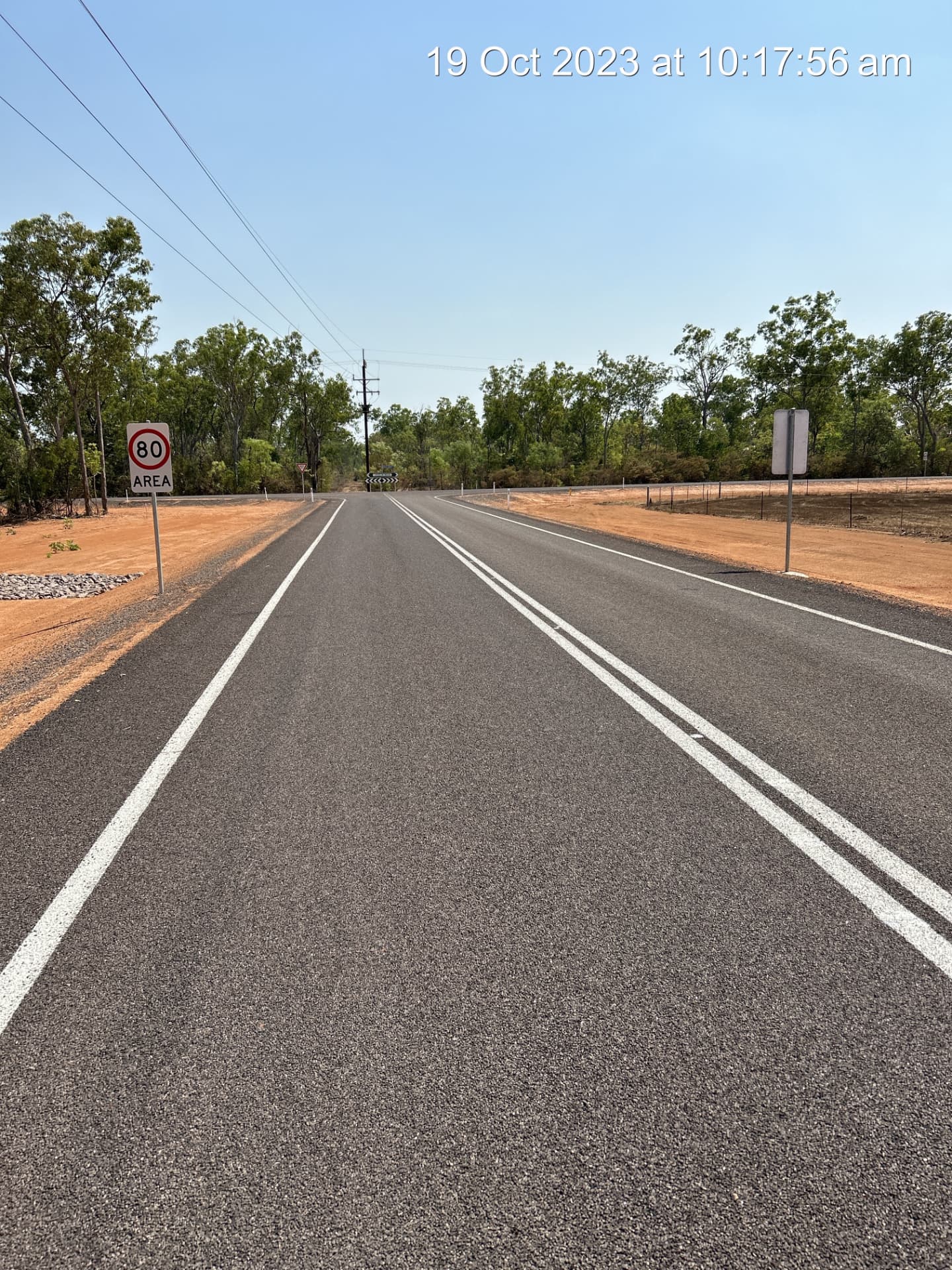 Barramundi Drive & Javelin Road Sealing Works site photo 2