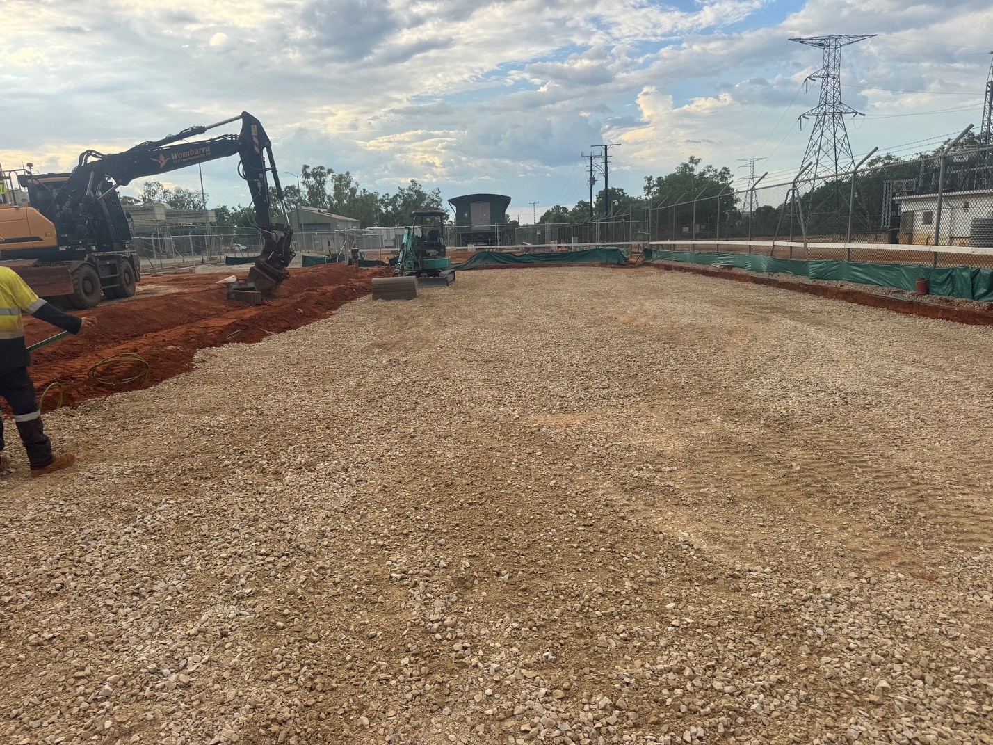 Katherine Substation Reactor Upgrades – Civil Works site photo 3