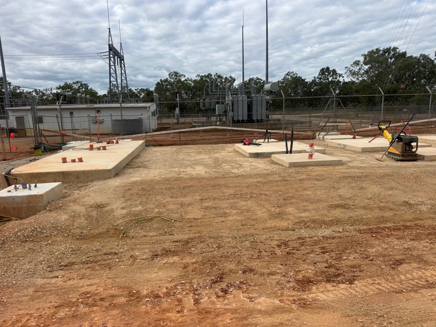 Katherine Substation Reactor Upgrades – Civil Works site photo 5